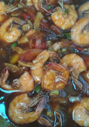 Foto resep Udang Kecap Pedas