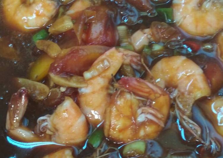 Resep Udang Kecap Pedas, Bikin Ngiler