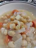 Revithocarroto Soupa (Greek Chickpea Carrot Soup)