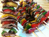 Brochetas de bisteck