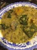 Tot's Monggo Dish with Saba Sardines in coconut cream