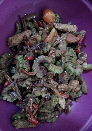 Foto resep Tumis Pare Teri Tempe