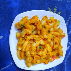 Masala peanut Macaroni A picture of Masala peanut Macaroni.