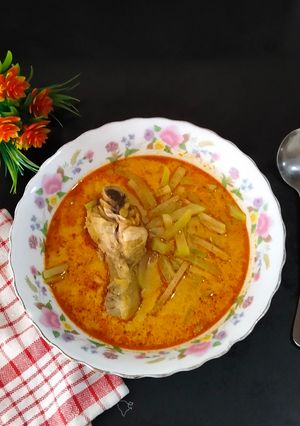 Foto resep Gulai Ayam & Labu Siam
