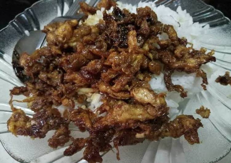 Telur Dadar Asap Orak arik