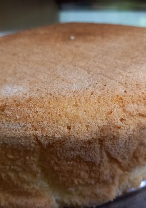 A picture of Basic vanilla sponge.