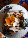 Sop ceker ayam + bakso