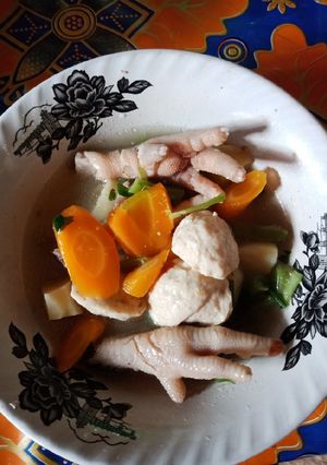 Foto resep Sop ceker ayam + bakso