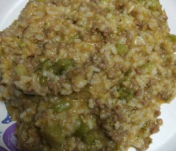 Fast Cooking Methods Cheesy Beef Broccoli and Rice Restaurant Style