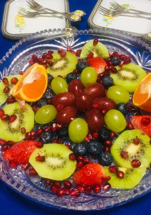 Una foto de Ensalada de Frutas 2021!🍊🥝🍓🍇