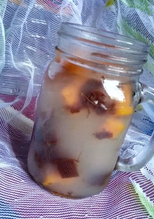 Foto resep Puding mangga cokelat jar