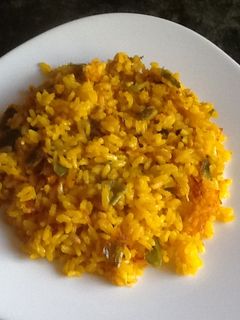 Una foto de Arroz al horno con atún