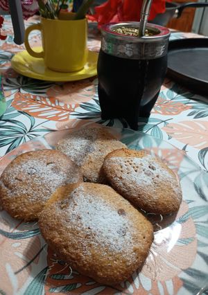 Una foto de Cookies de harina de avena con chips