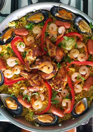 Una foto de Paella mixta