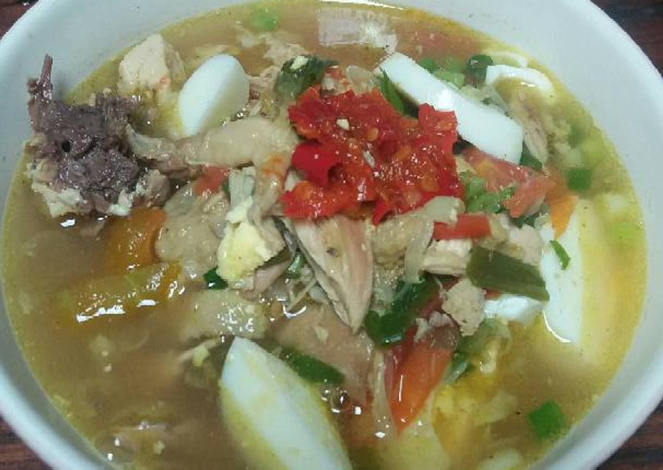 Soto ayam simple