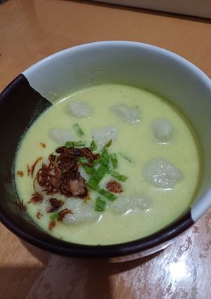 Foto resep Celimpungan (pempek kuah santan)