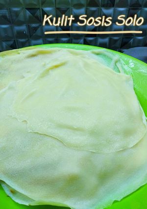 Foto resep Kulit Sosis Solo (1telur)