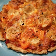 A picture of Oats pizza (Gluten free).