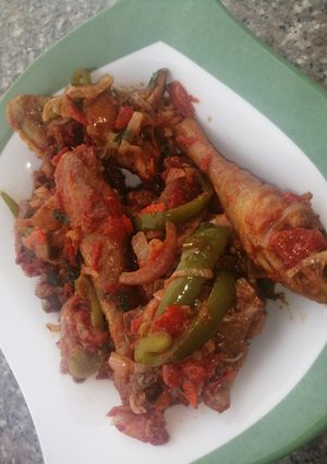 A picture of Traditional Kenyan Chicken Stew.