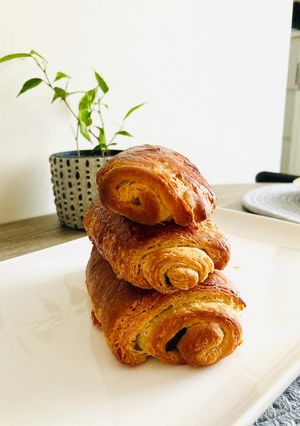 Francia csokis croissant recept fotója