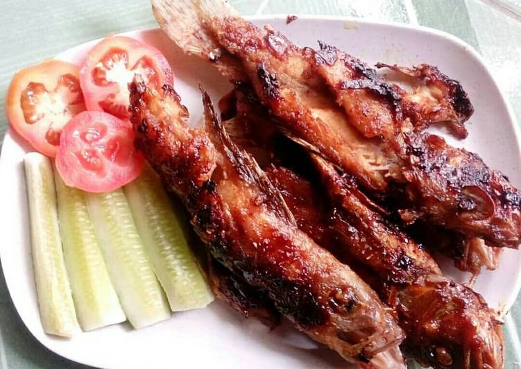 Ikan kerapu bakar (teflon)