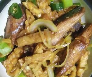 Resep mudah Tumis tempe tongkol cabe hijau Yummy Mantul