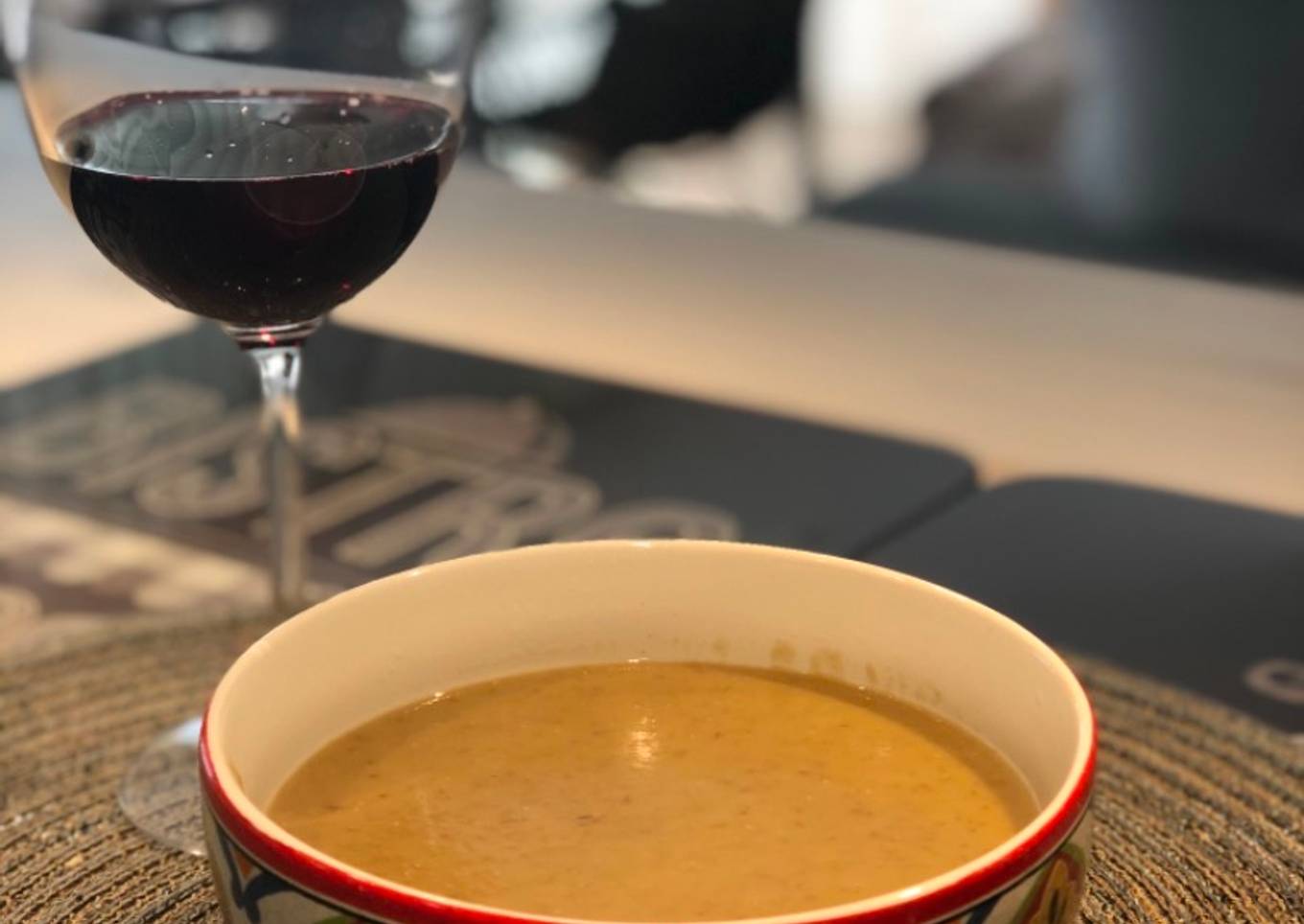 Crema de castañas y lentejas con Thermomix