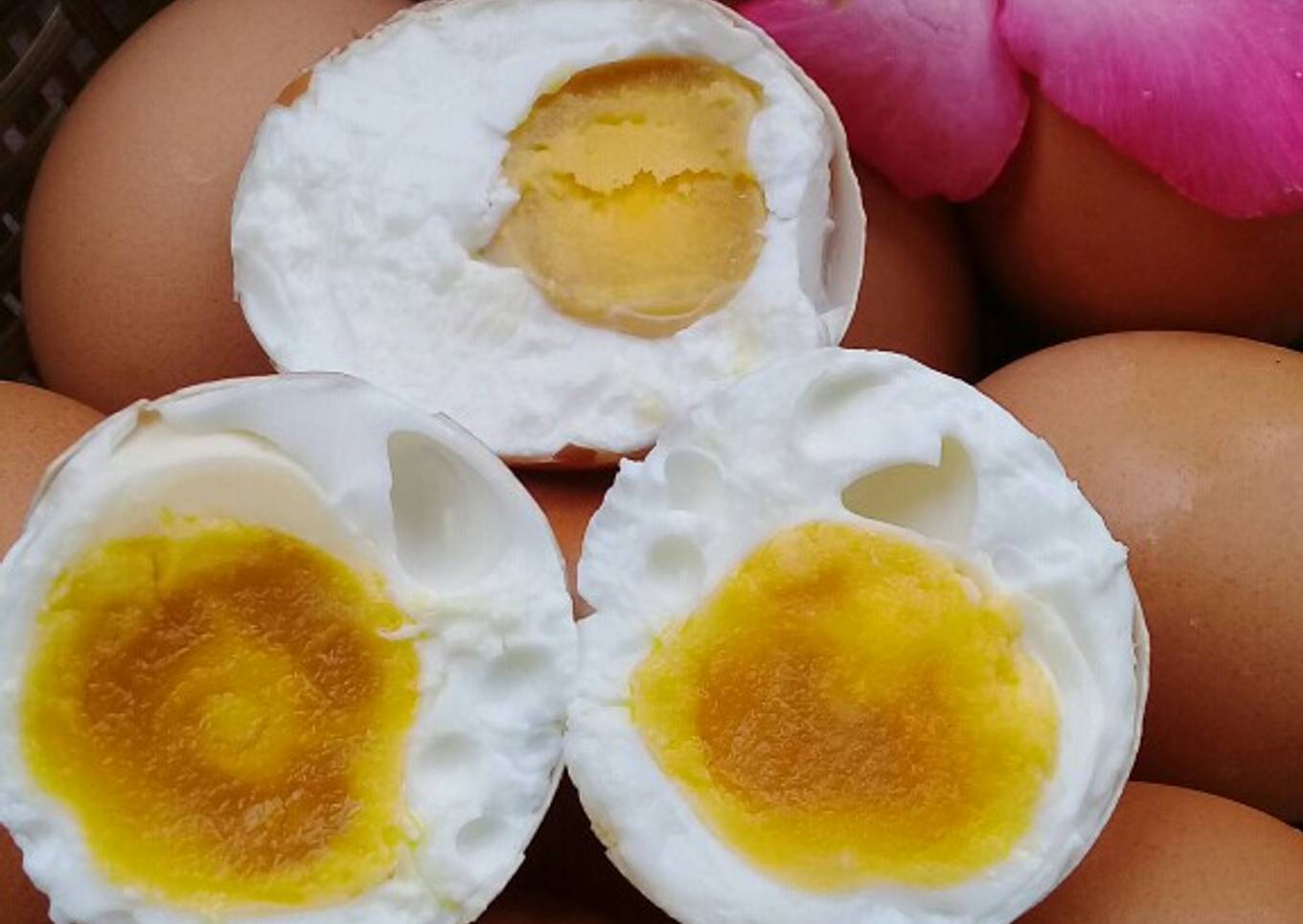 Telur asin home made