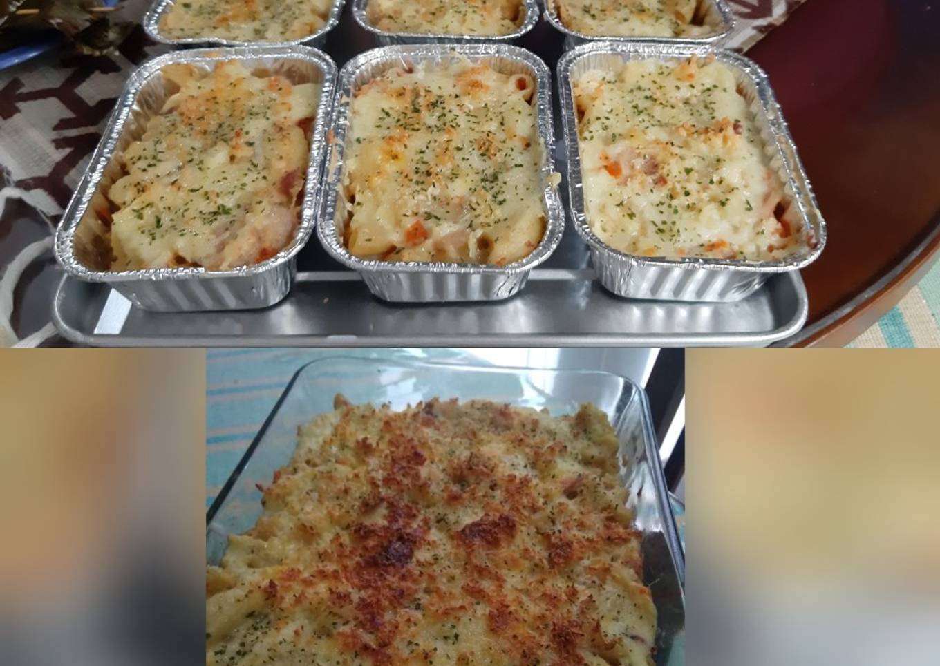 Makaroni panggang / makaroni schotel