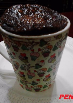 Foto principal de Mug Cake de confitura de cereza negra