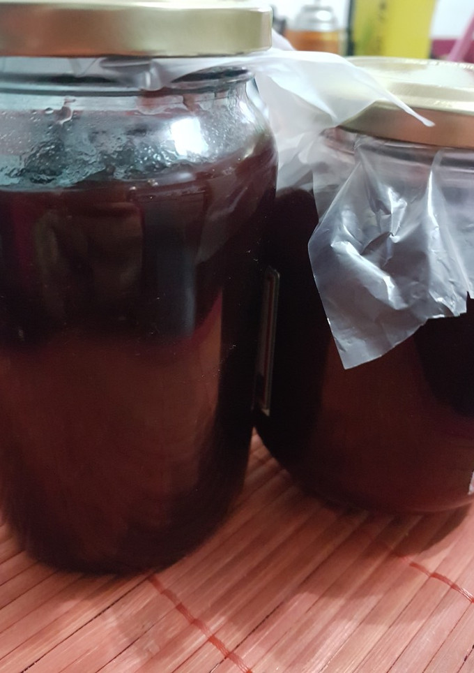 Una foto de Mermelada de ciruela y manzana
