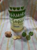 Agua con jengibre, te de durazno y menta