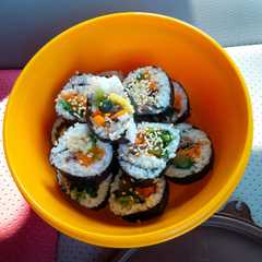 Kimbab রেসিপির প্রধান ছবি