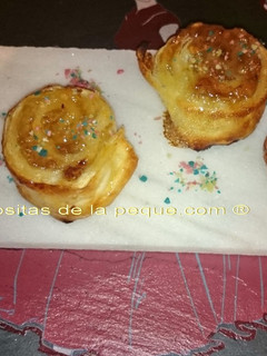 Una foto de Caracolas de cabello de ángel y almendras