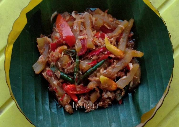 Cara Gampang Membuat Ongseng Pedas kulit semangka yang Enak