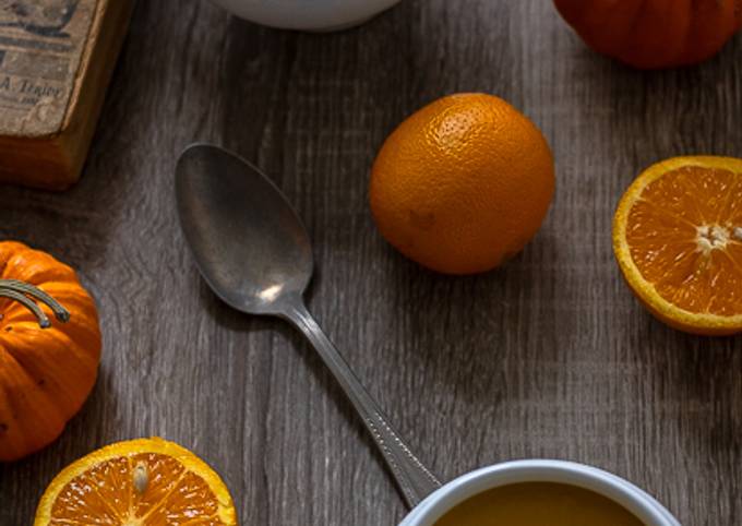 Soupe de potimarron à l’orange