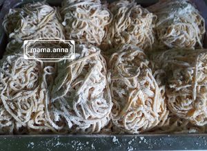 Foto resep Mie Home Made kenyal 😉 Mie wortel, healthy and fresh 😘