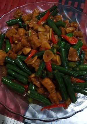 Foto resep Oseng tempe kacang panjang