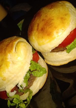 Una foto de Pan de hamburguesas 🍔