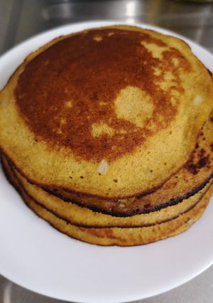 A picture of Healthy Ripe Plantain and Oat Pancakes.
