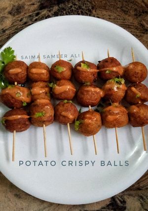 A picture of Potato crispy balls.