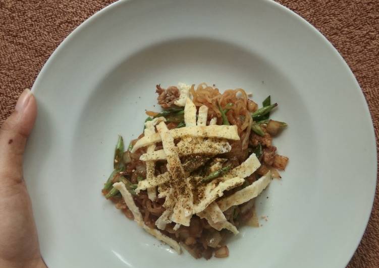 Cara mengolah Shirataki japchae Anti Gagal