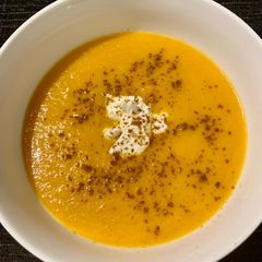 A picture of Moroccan Carrot Soup.