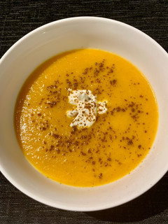 A picture of Moroccan Carrot Soup.