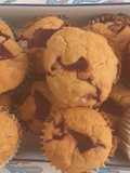 Muffin alle fragole e banana..no uova no zucchero no burro