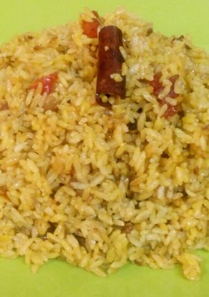صورة لوصفة أرز بالبصل(صيادية)
