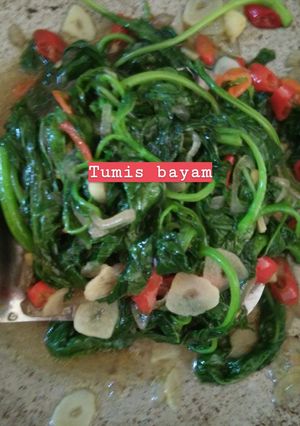 Foto resep Tumis bayam