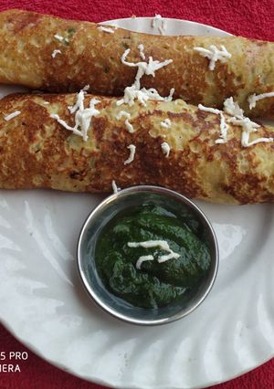मिक्स फ्लोर चीला (Mix flour cheela recipe in hindi) रेसिपी मुख्य फोटो