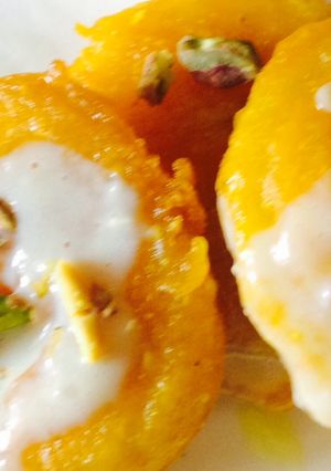 A picture of Apple Jalebi.