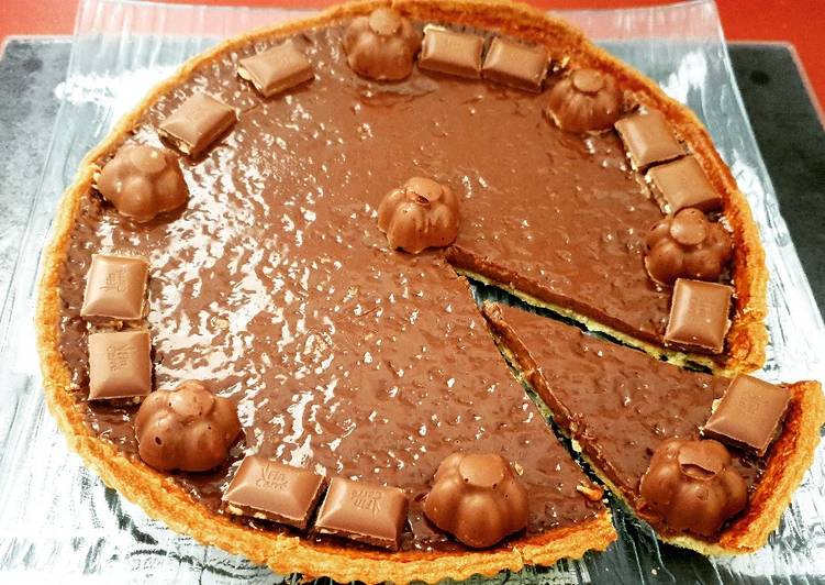 Tarte sablée chocolat au lait 🍫🥧